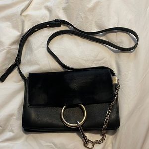 Chloe small faye shoulder bag in Black
